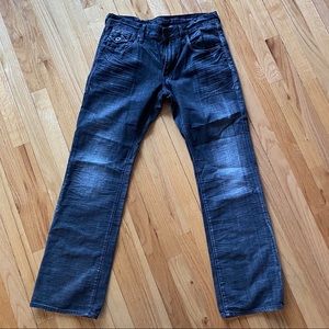 Men’s Express Black Distressed Jeans